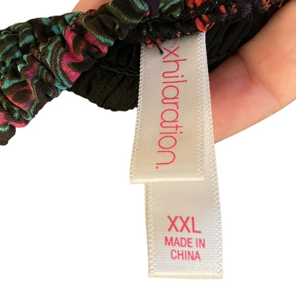 Xhilaration Halter/ Tie Bust Maxi Dress Multicolor Size XXL Sundress - Picture 4 of 6